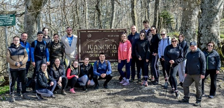 Župan Anđelko Stričak sa suradnicima u obilasku Parka prirode 