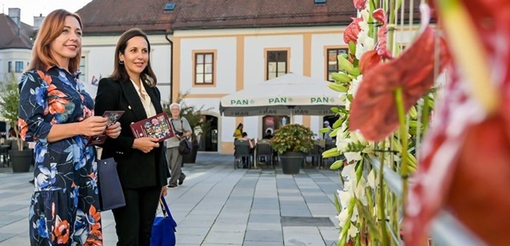 Na središnjem gradskom trgu u Varaždinu otvorena 28. Međunarodna izložba cvijeća