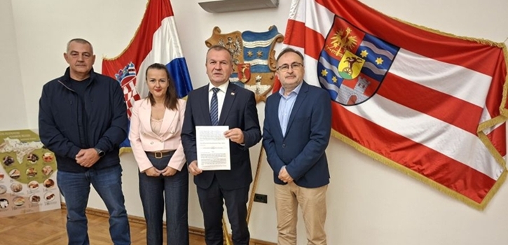 Župan Anđelko Stričak i gradonačelnik Grada Ludbrega Dubravko Bilić potpisali Ugovor o darovanju nekretnine u svrhu izgradnje poduzetničke zone Slokov