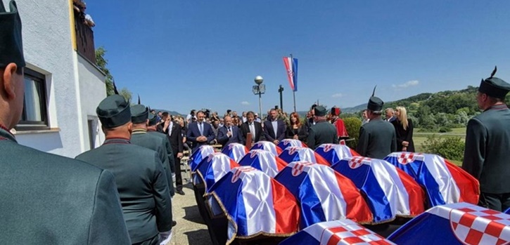 Posljednji ispraćaj posmrtnih ostataka 36 žrtava zločina nakon 2. svjetskog rata