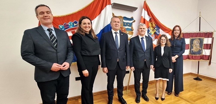 U Županijskoj palači održan prijem za veleposlanika Litve NJ.E. Borisovasa