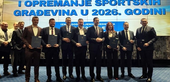 Na područje Varaždinske županije slilo se 1.247.245,13 eura za devet novih projekata sportske infrastrukture
