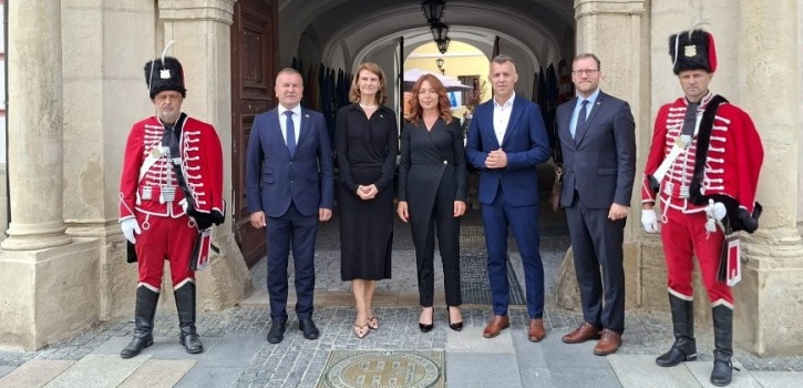 Veleposlanica Republike Austrije na prijemu kod župana Anđelka Stričaka