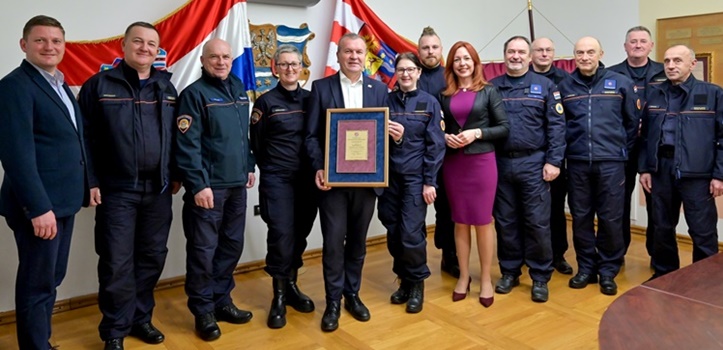 Dan europskog broja 112: prijem za djelatnike Županijskog centra 112 Varaždin