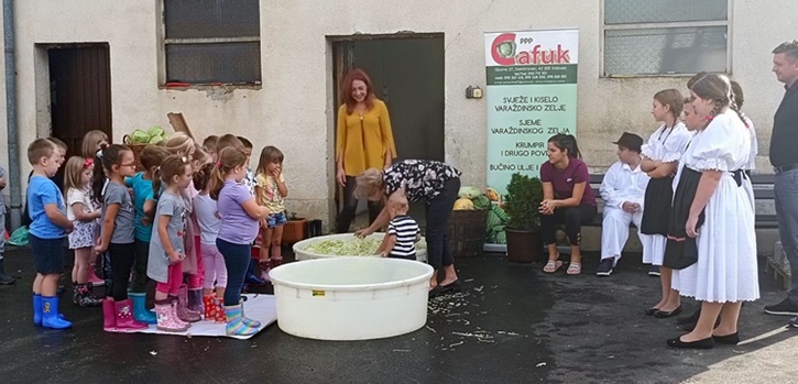 Vesela radionica u Vidovcu: najmlađi s oduševljenjem gazili Varaždinsko zelje 