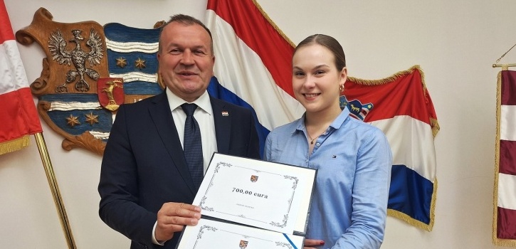 Župan Stričak nagradio Milu Maretić, jednu od 10 najboljih matematičarki na svijetu