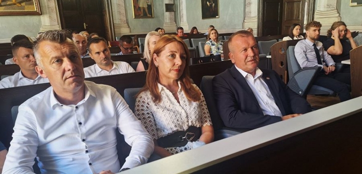 Radni sastanak župana s načelnicima i gradonačelnicima u Županijskoj palači