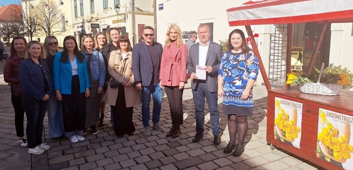 Održana javnozdravstvena akcija Dan žutih ruža - akcija o podizanju svijesti o endometriozi

